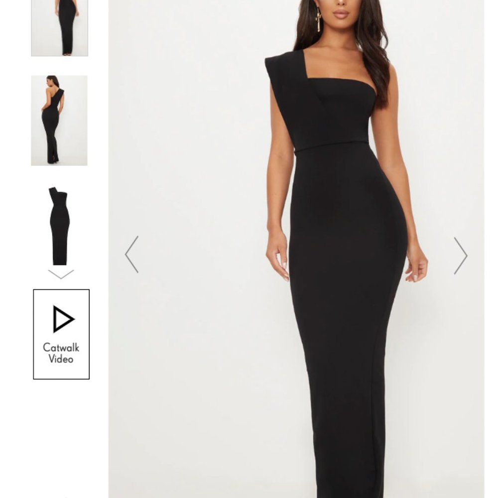 One Shoulder Maxi Dress